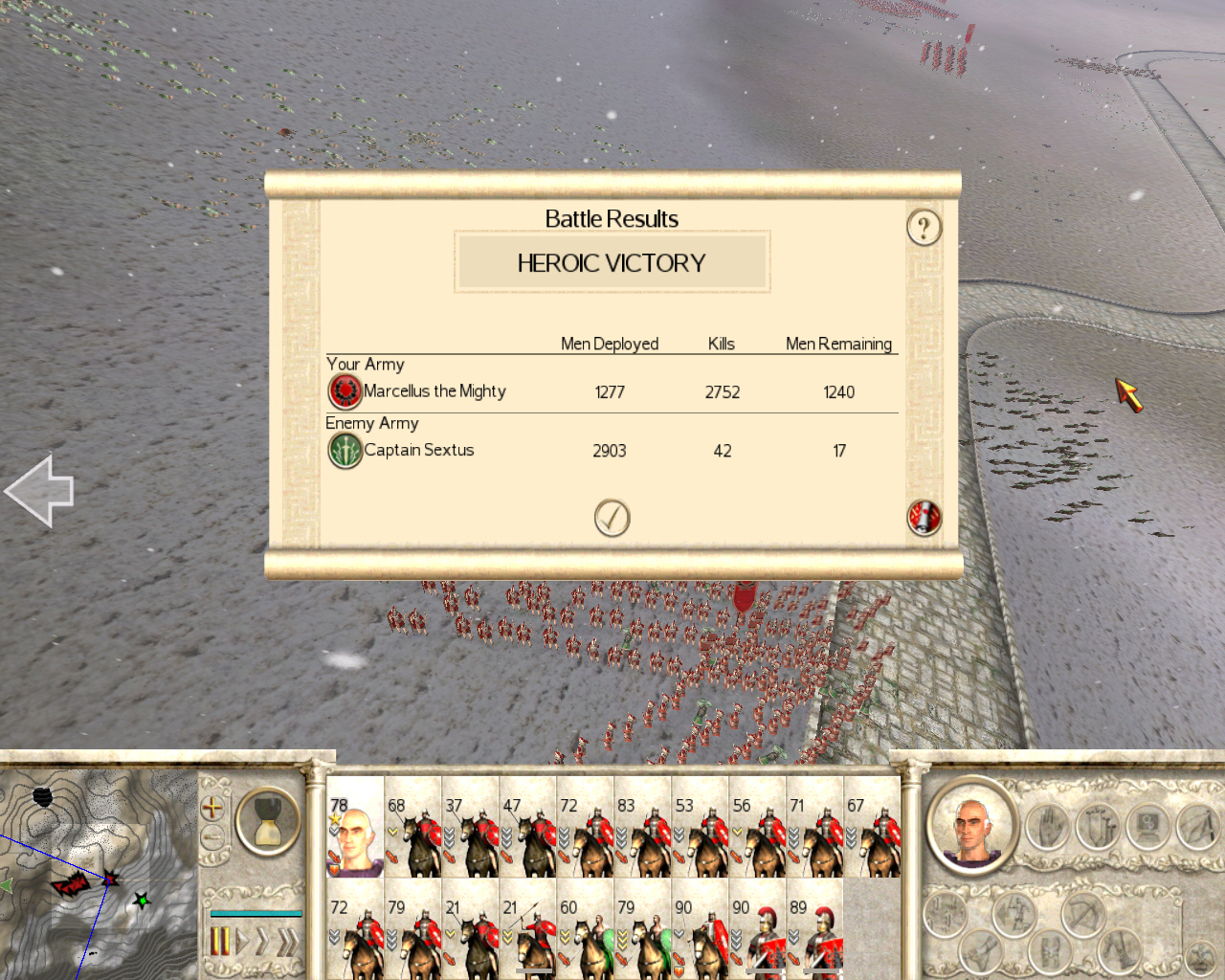 Rome Total War - Victory