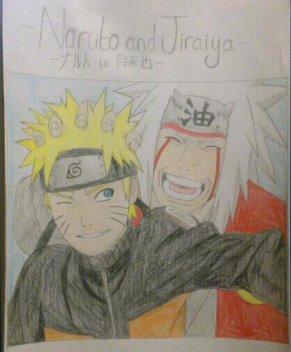 Naruto and Jiraiya