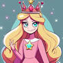 Star Butterfly as a Happy Queen