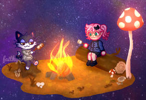 Fall Fire Animal Crossing