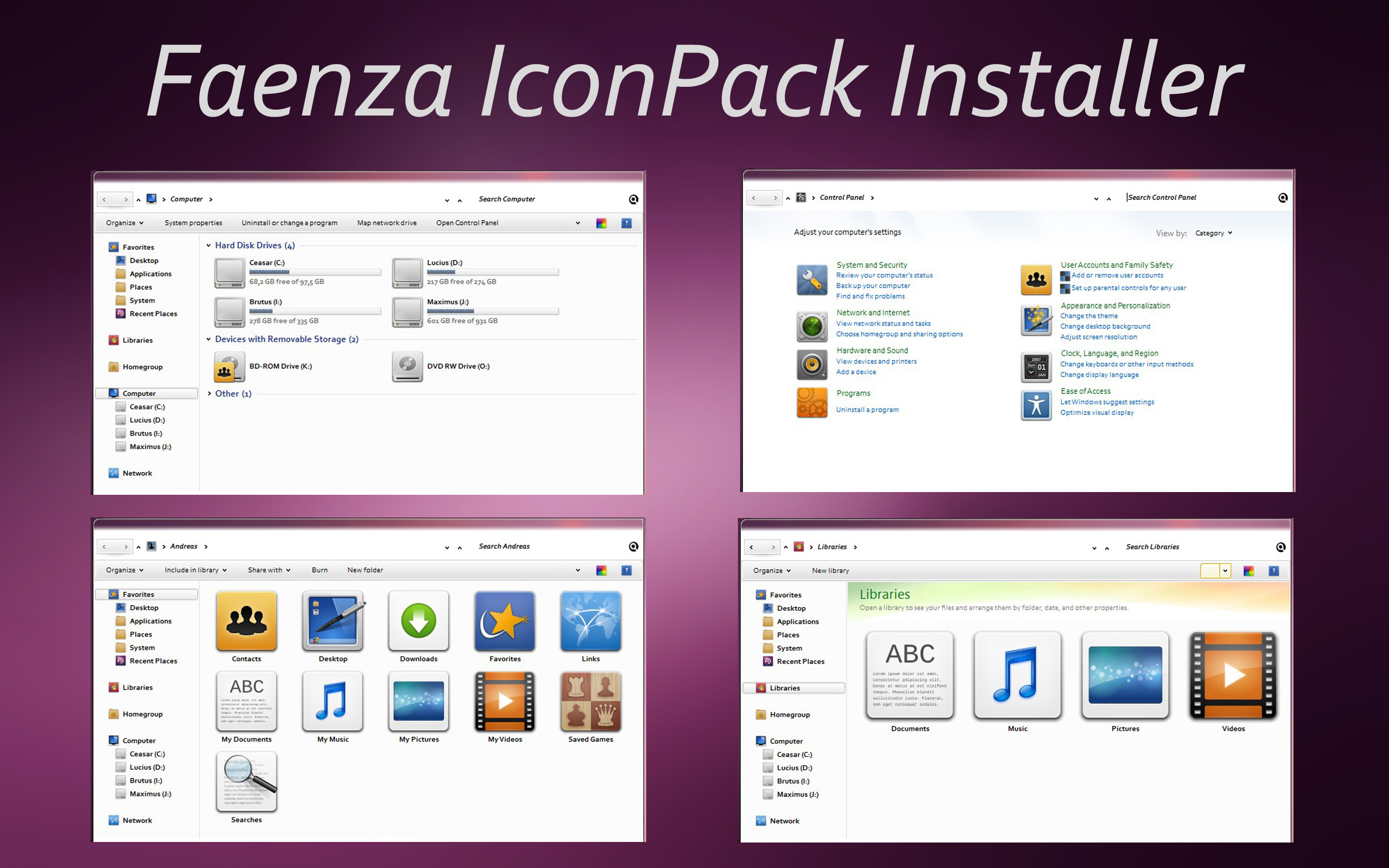 Faenza IconPack Installer