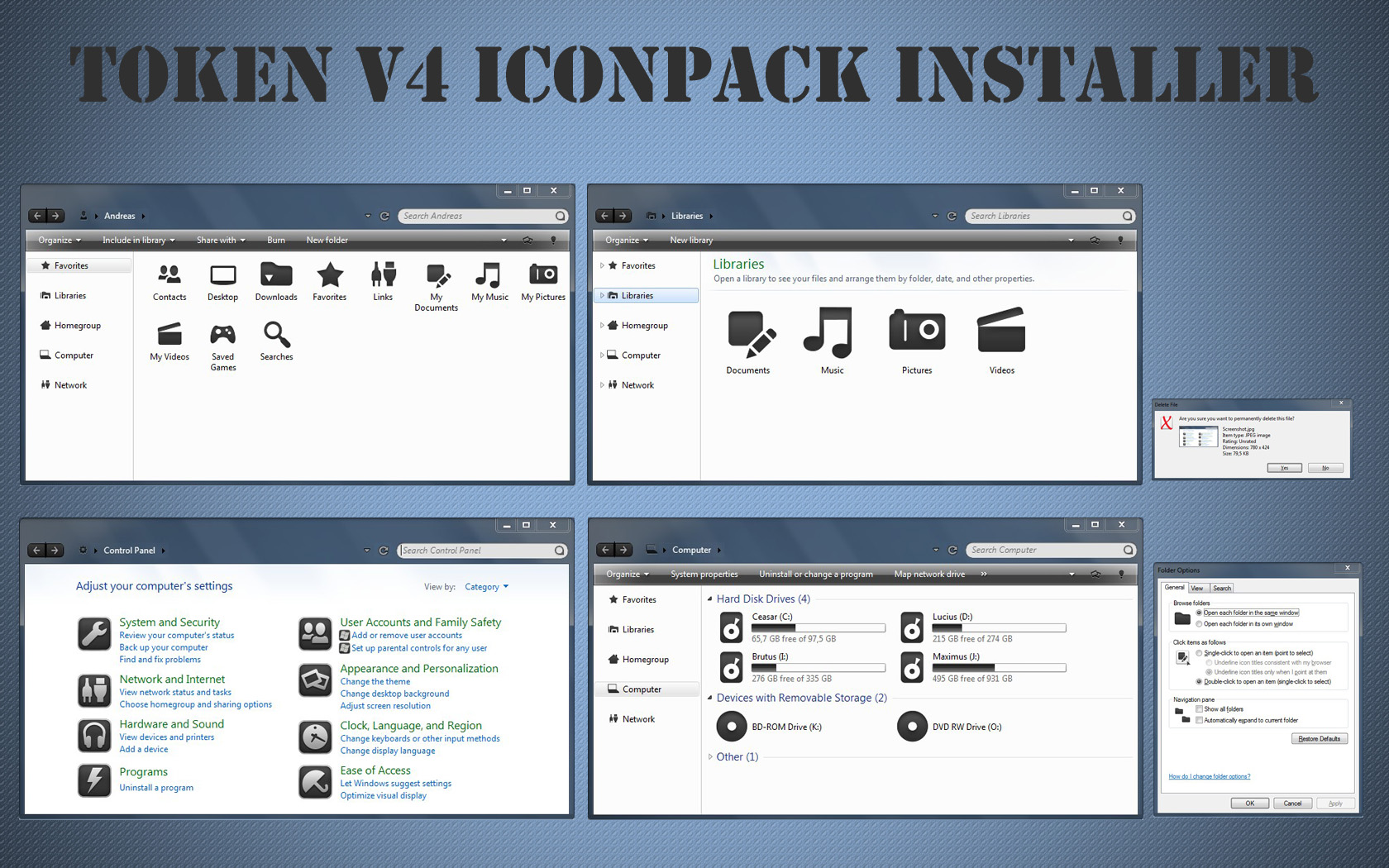 Token V4 IconPack Installer