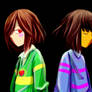 Chara and Frisk