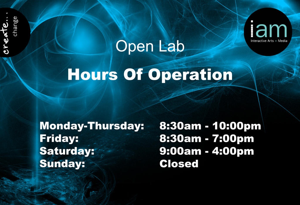 IAM Lab Hours Of Operation by bombermanproductions on DeviantArt