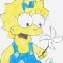 Maggie Simpson age 3