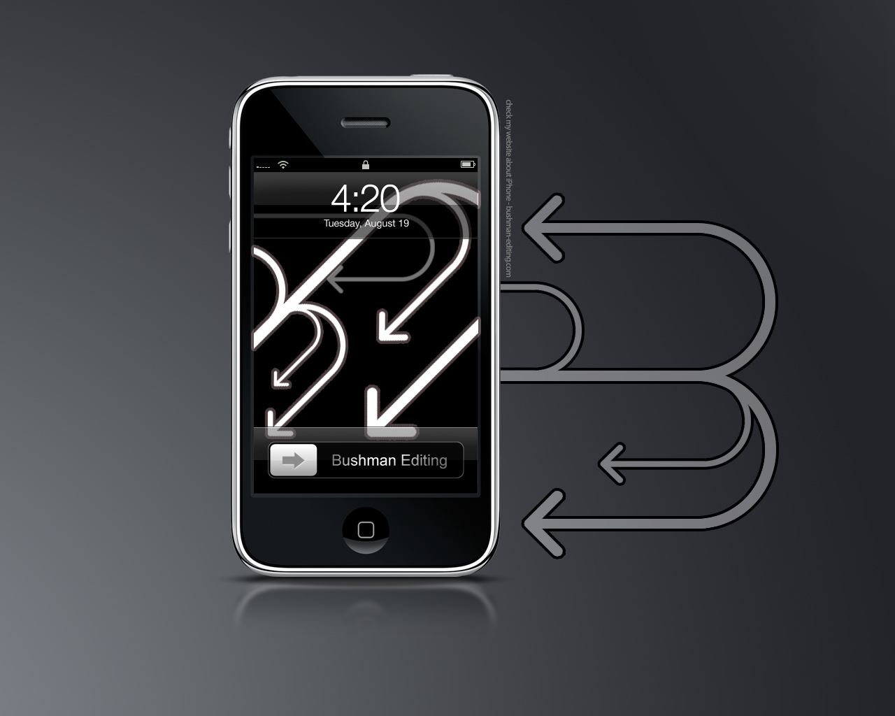 iPhone - lock screen by mr-iphone on DeviantArt iPhone - lock screen by mr-iphone on DeviantArt