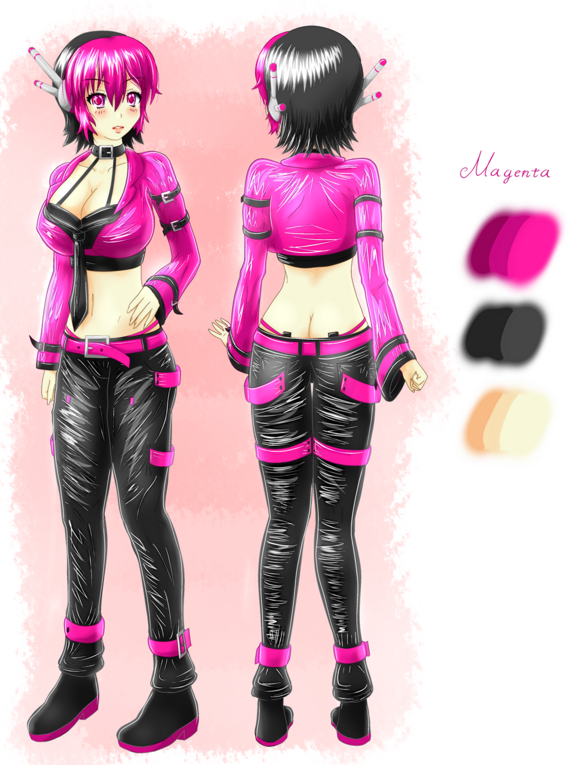 Commission: Magenta Reference sheet