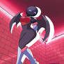 Karen the shadow halloween costume - Rouge the bat