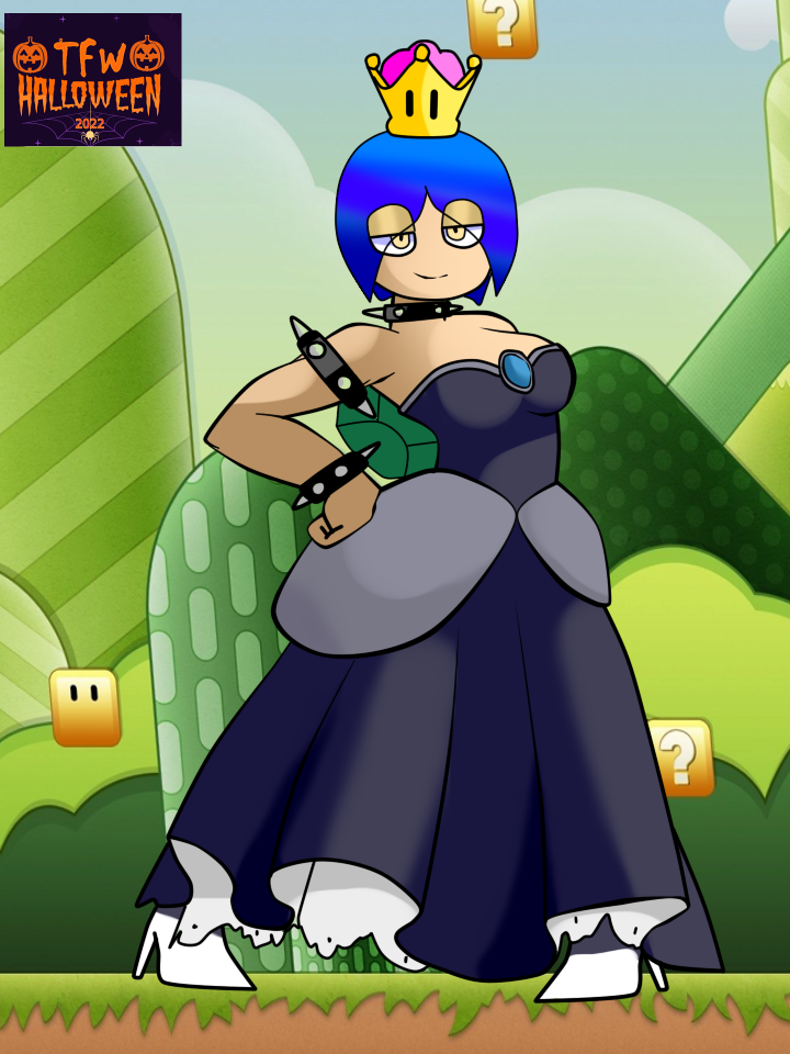 Nubia halloween costume - Bowsette