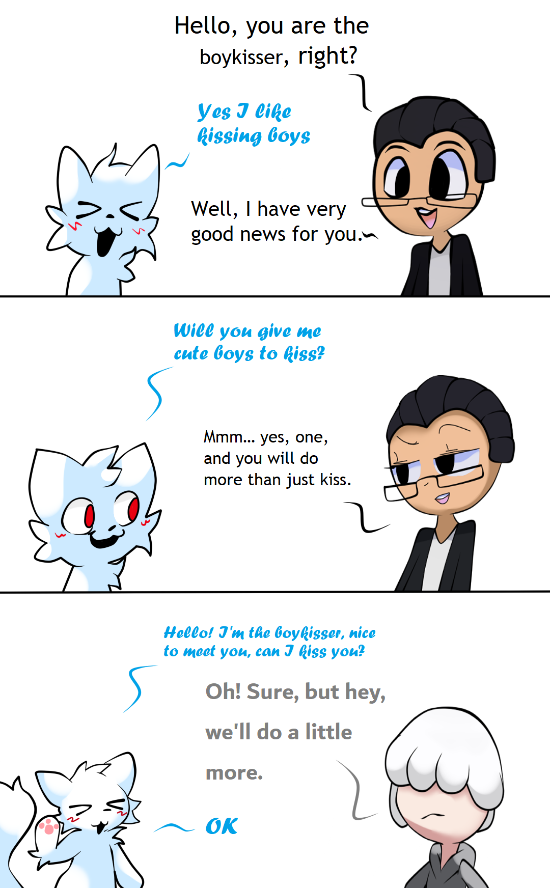 The F corner 003 - boykisser part 1 by odase on DeviantArt