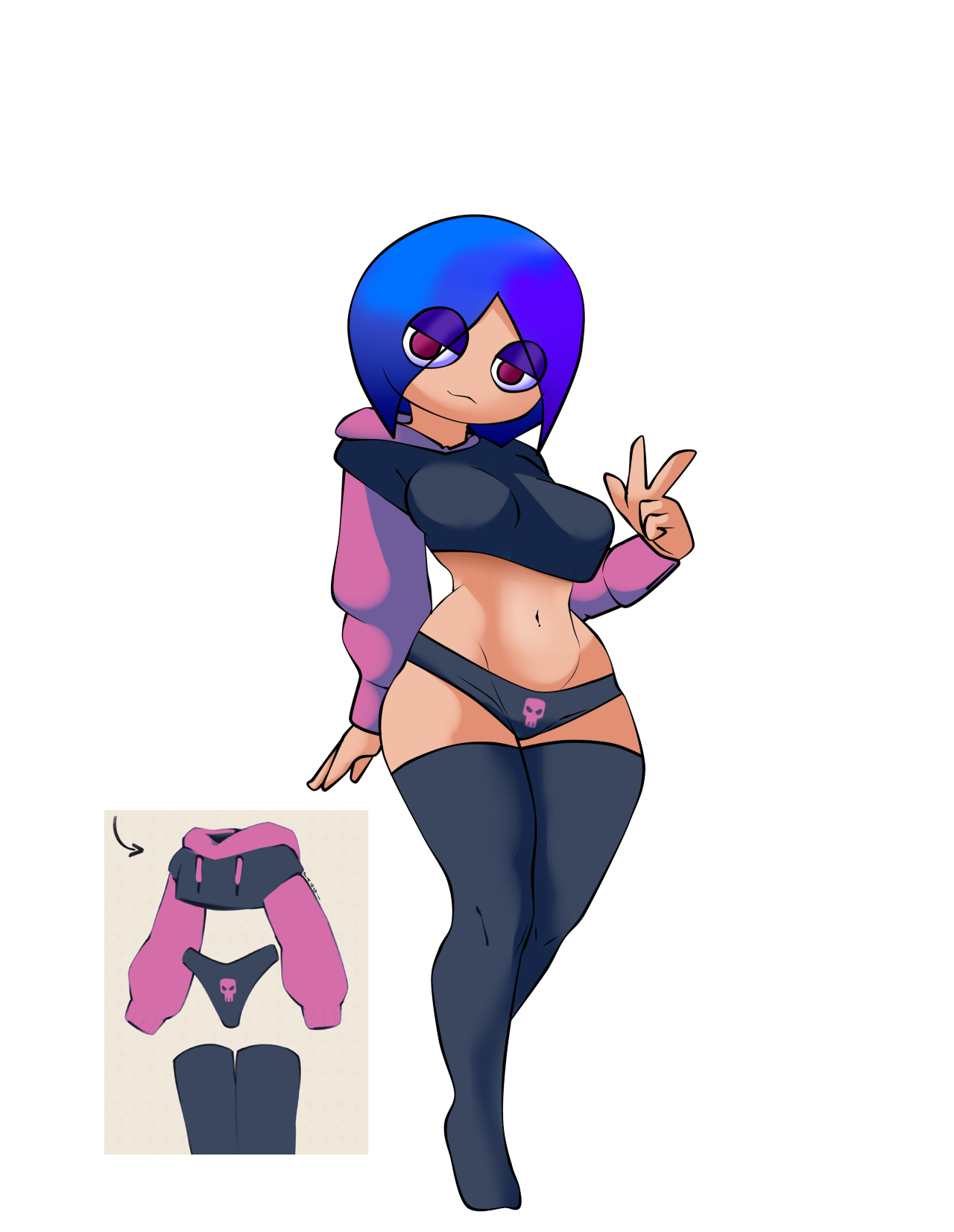 Nubia - trending sexy sweater and briefs