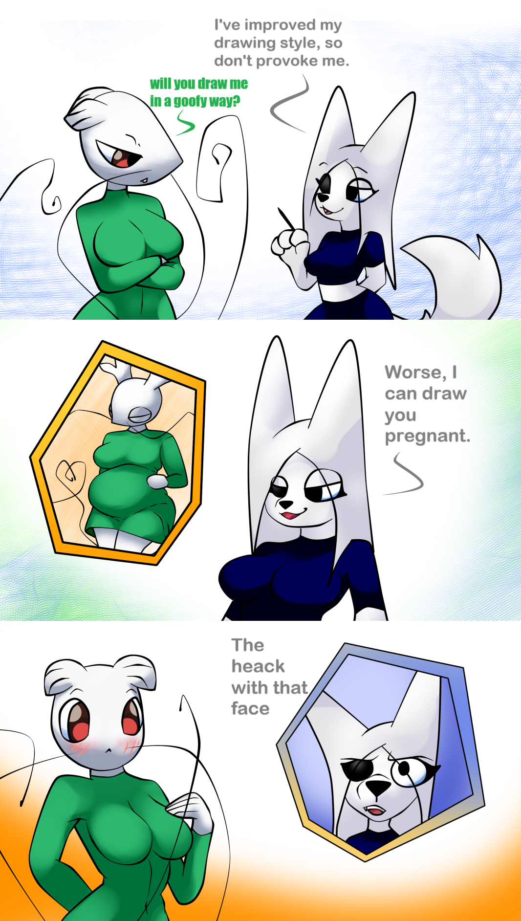 THE FIVE WAIFUS - 057 Draw you pregnant