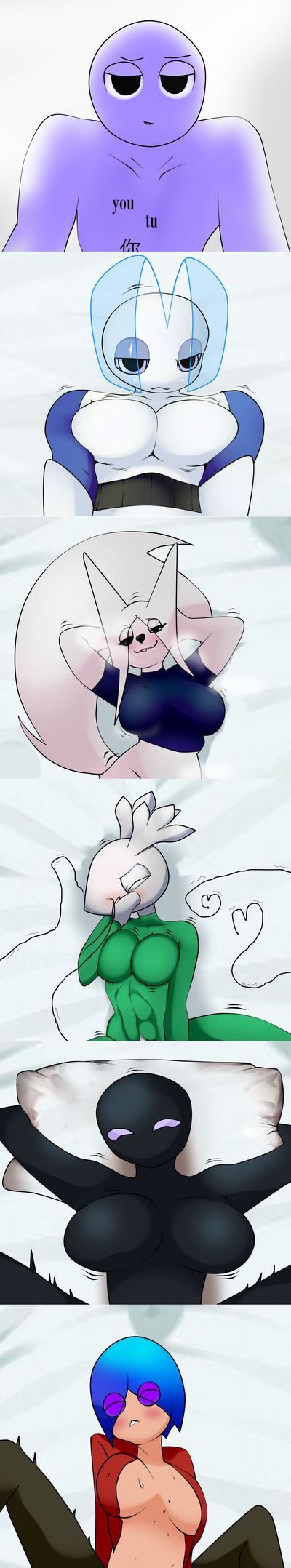 THE FIVE WAIFUS 58 - pov you are punding