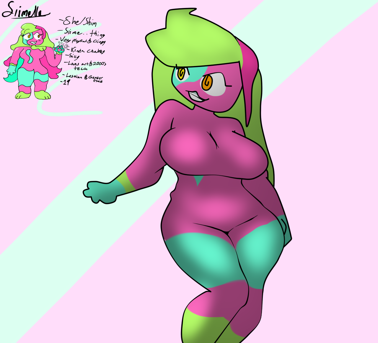 Comission winner - Slimella! (OC)