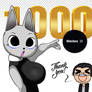 thank you 1000 watchers
