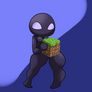 karen - cheap costume enderman