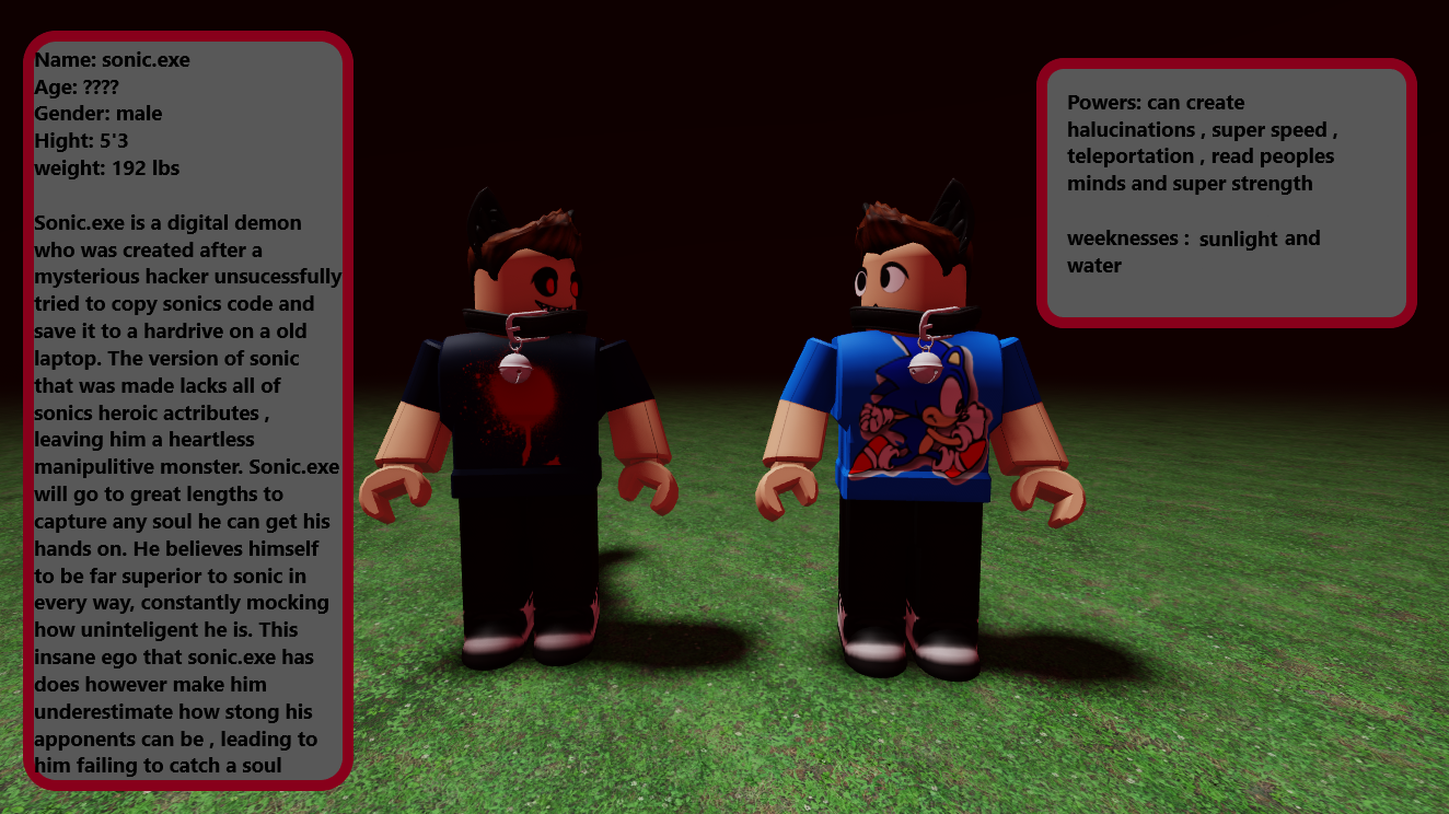 Sonic.exe Character bio (read description) by Imnothere4341 on DeviantArt