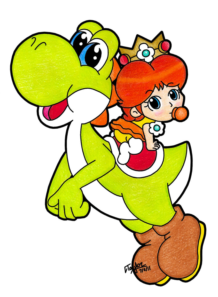 Yoshi and Baby Daisy