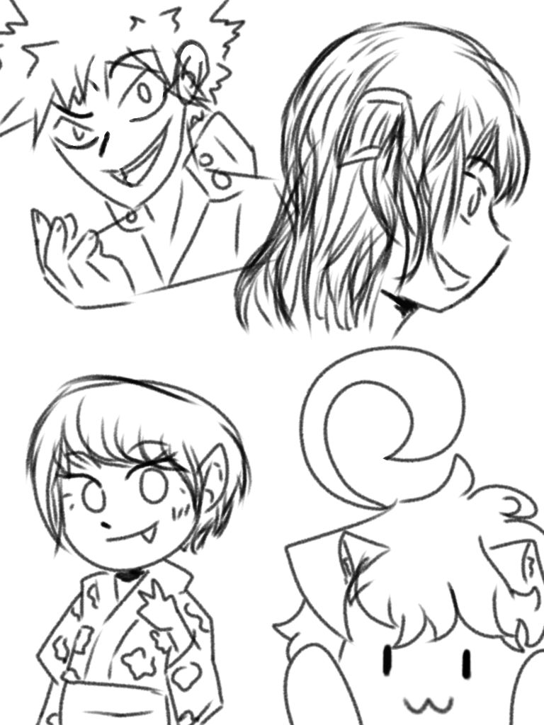 Random Deviantart Random Sketches by SlightArtist on DeviantArt
