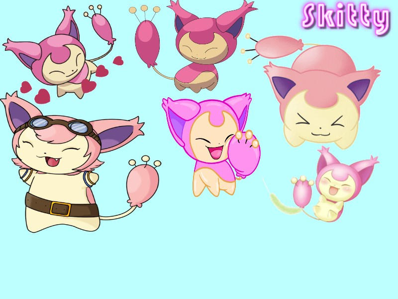 Skitty Desktop Skitty Wallpaper by kristy2288 on DeviantArt