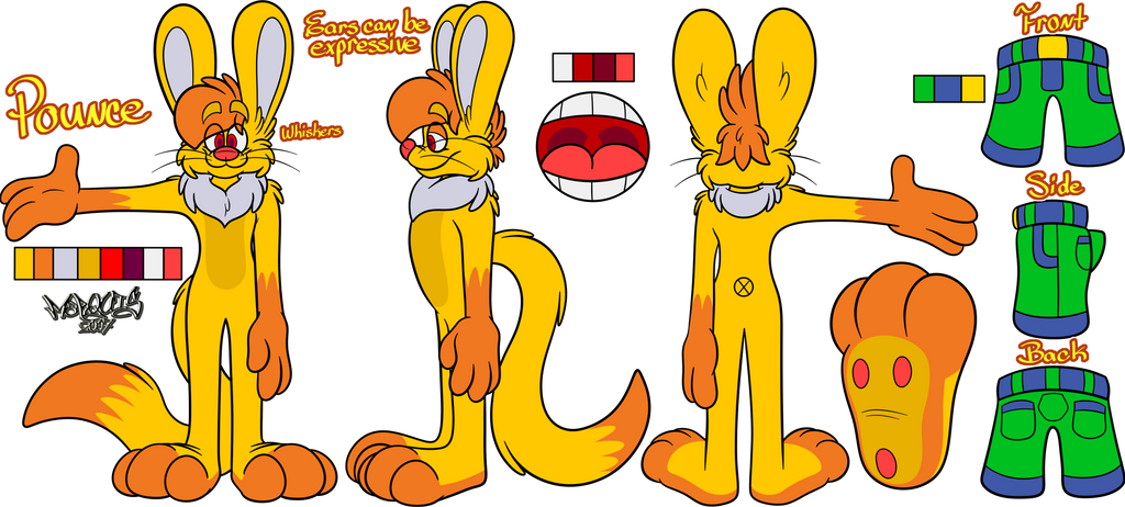 Pounce Reference Sheet by Marquis2007 on DeviantArt