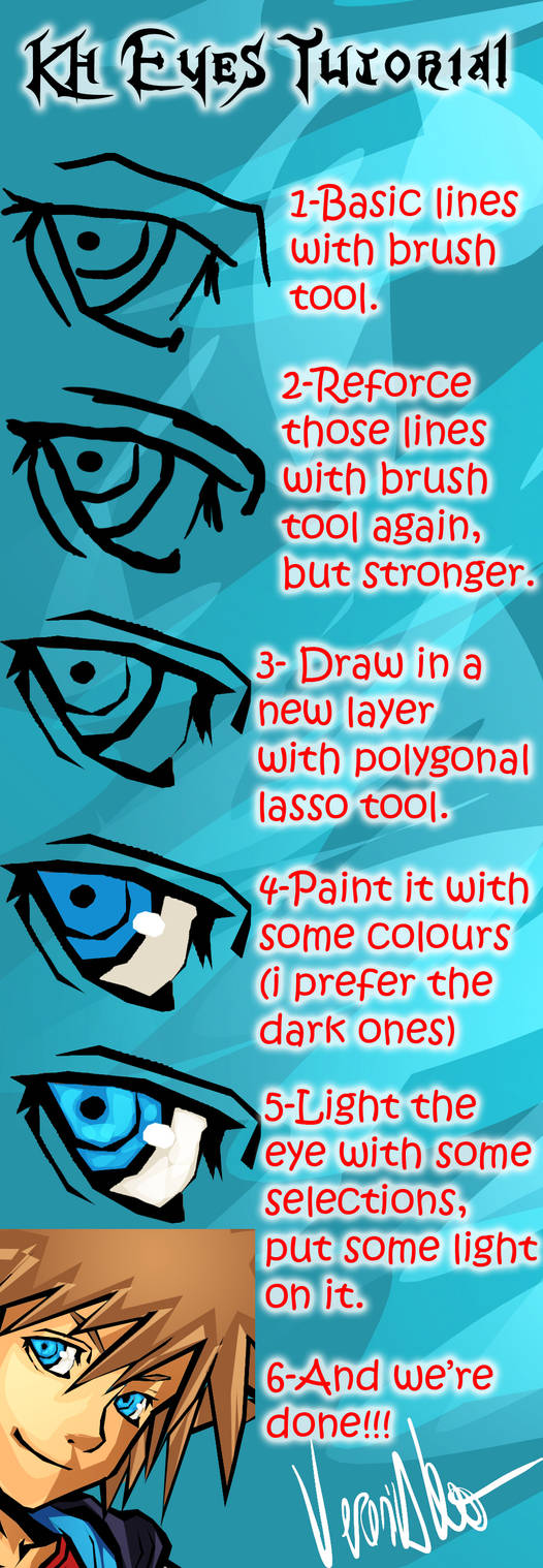 Kingdom Hearts Eyes Tutorial By Verkoka On Deviantart