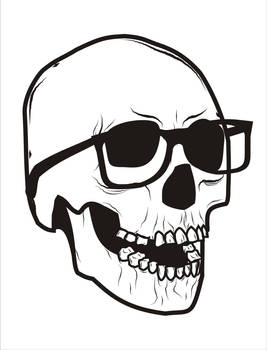 Glasses Skull