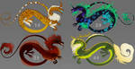 Eastern Dragon Adoptables #2 FOR SALE OPEN by Laghrian