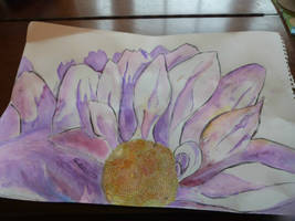 Watercolor flower