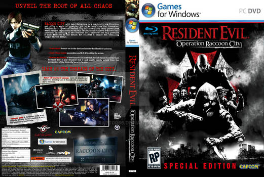 Resident Evil: Operation Raccoon City PC DVD Cover