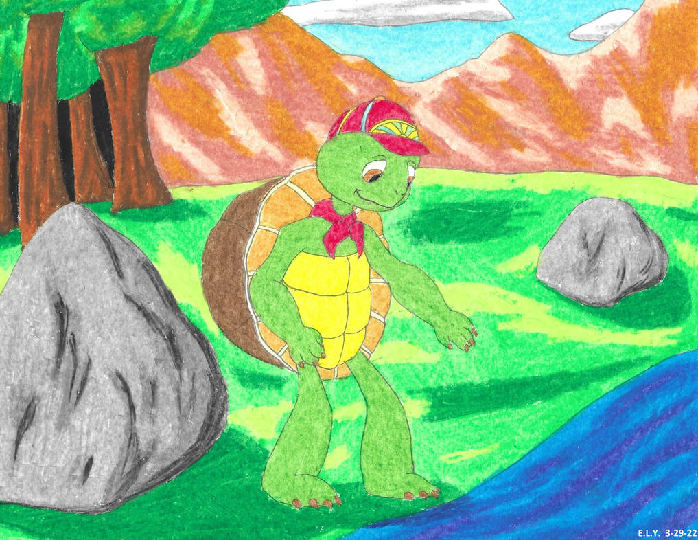 Turtle March Deviantart Three Rocks Turtle Reach by the River by SummerShe-Wolf on DeviantArt