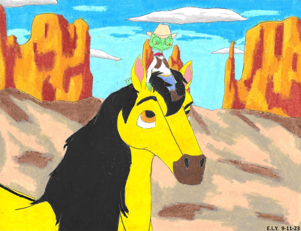 Rango-ing a Mustang by SummerShe-Wolf on DeviantArt