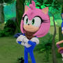 Sonic and Amy swapped Heads \SwappyShira