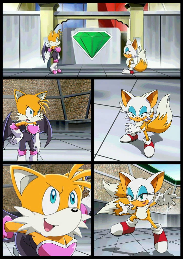conflict between Rouge and Tails Page 1 by SwappyShira on DeviantArt