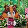 Amy and Sticks got headswapped!