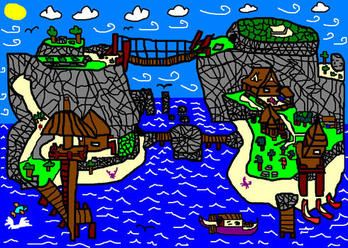 Outset Island I Did On Paint