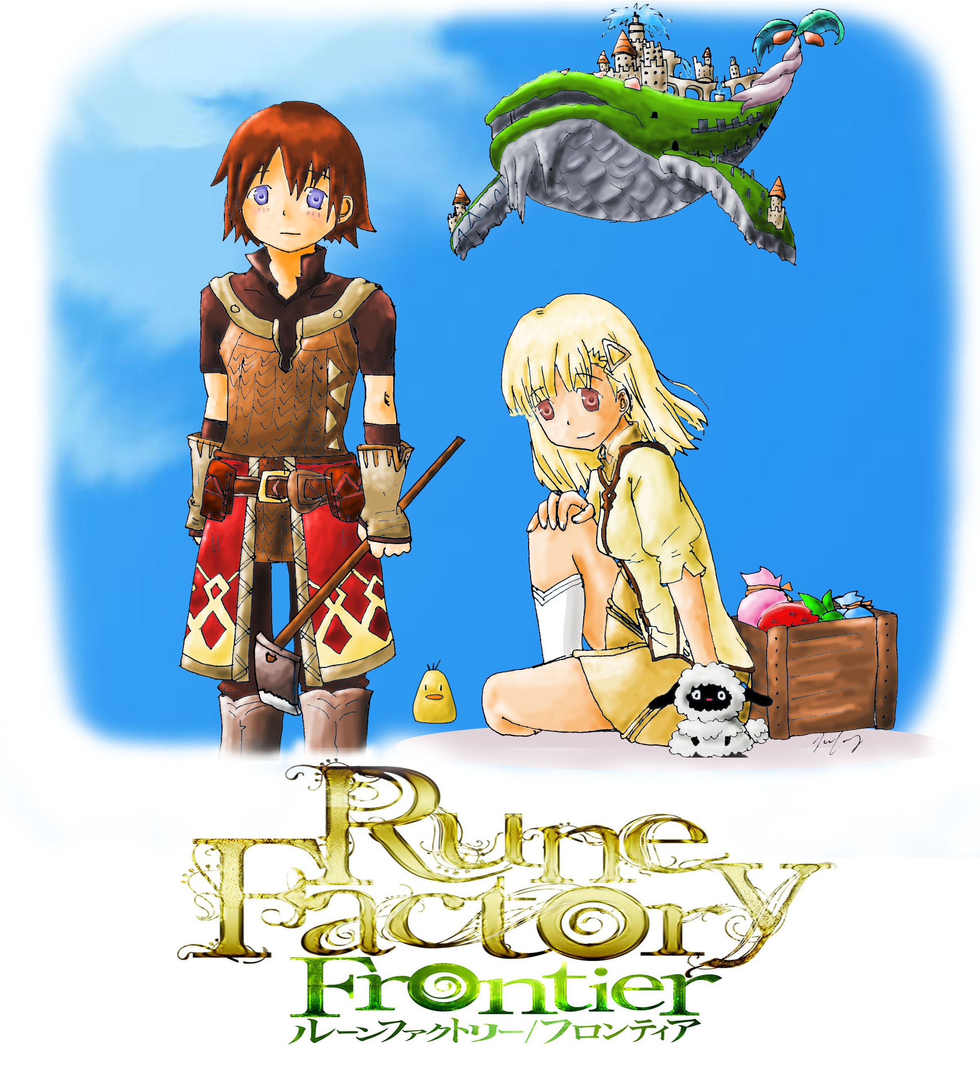 Rune Factory Raguna x Rosetta