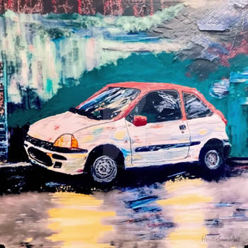 Acrylic Print - 1996 Geo Metro 1