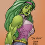 She-Hulk colored