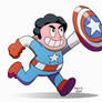 Steven Universe as Captain America