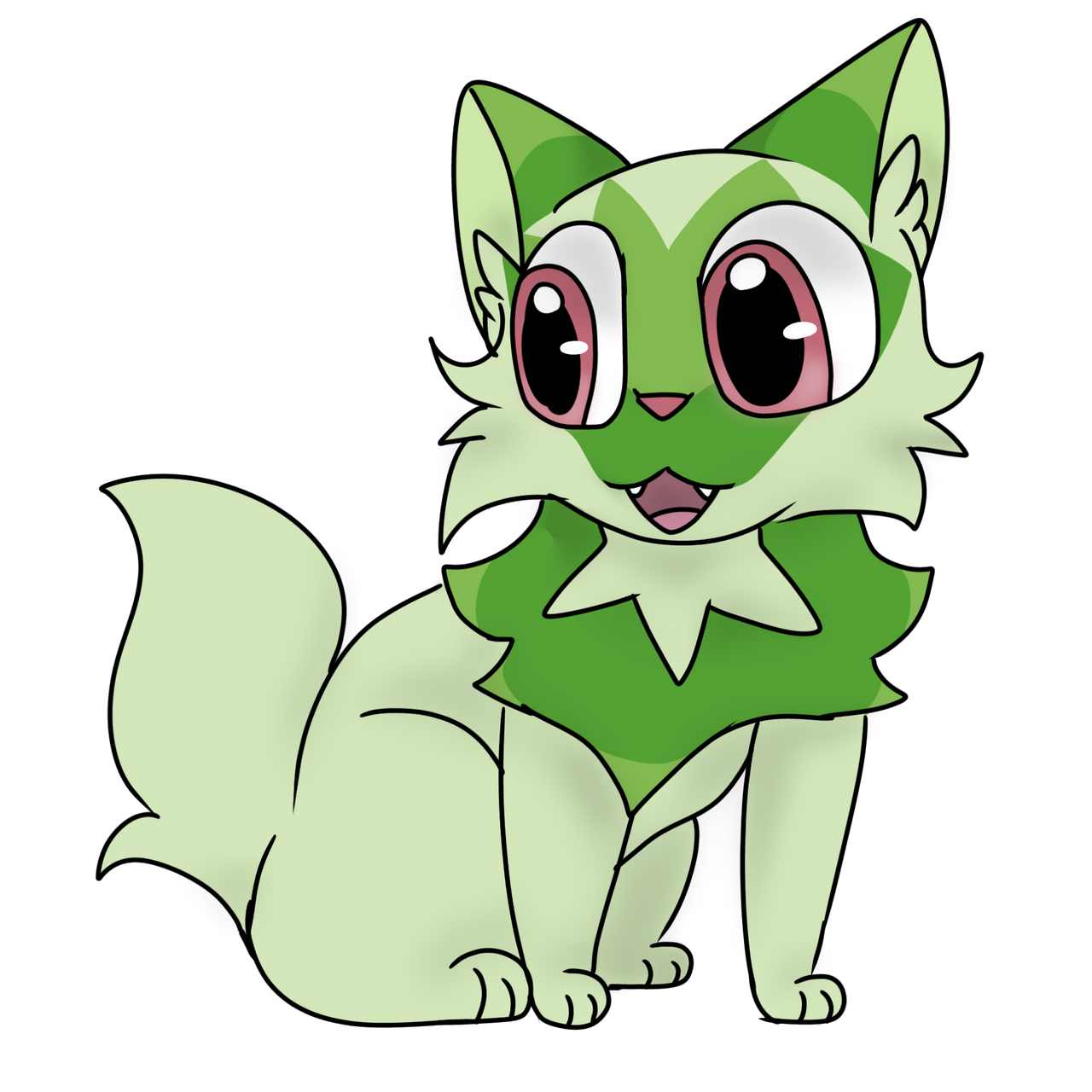 Sprigatito -Pokemon Gen 9 Fanart- by Willowfire21 on DeviantArt