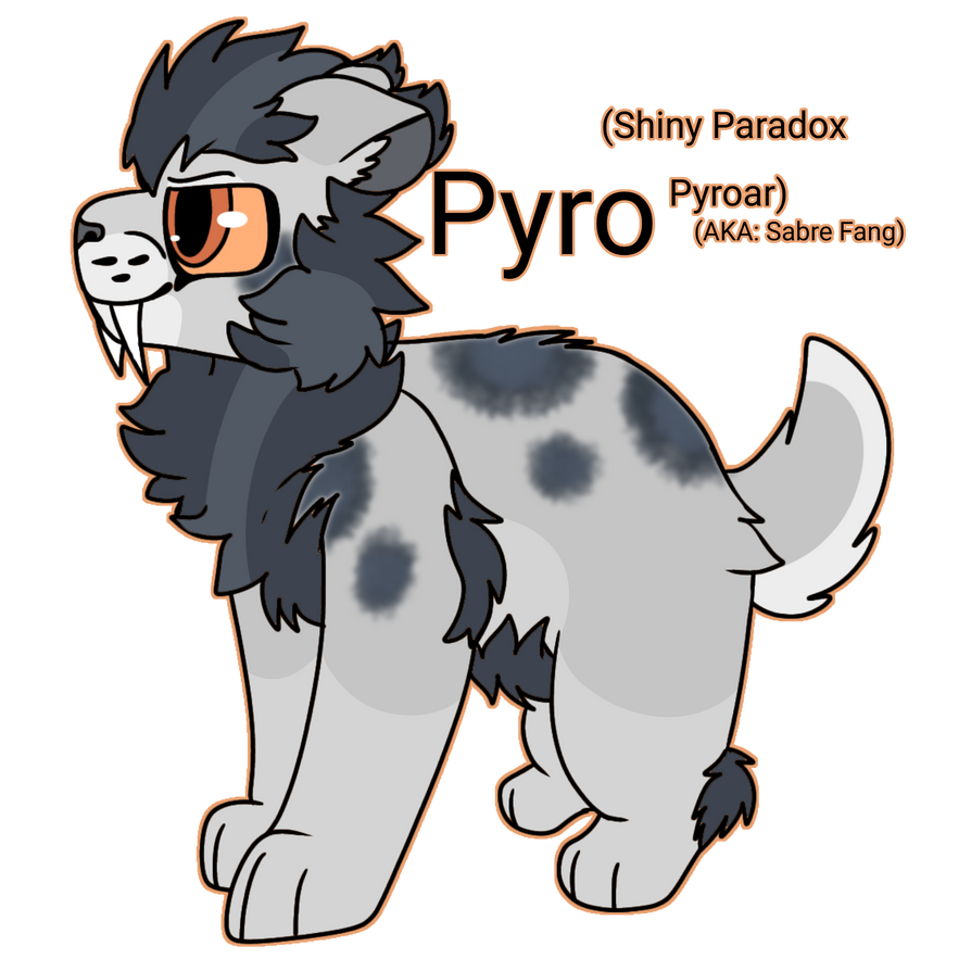 Pyro The ''Sabre Fang'' AKA: Paradox Pyroar by Willowfire21 on DeviantArt