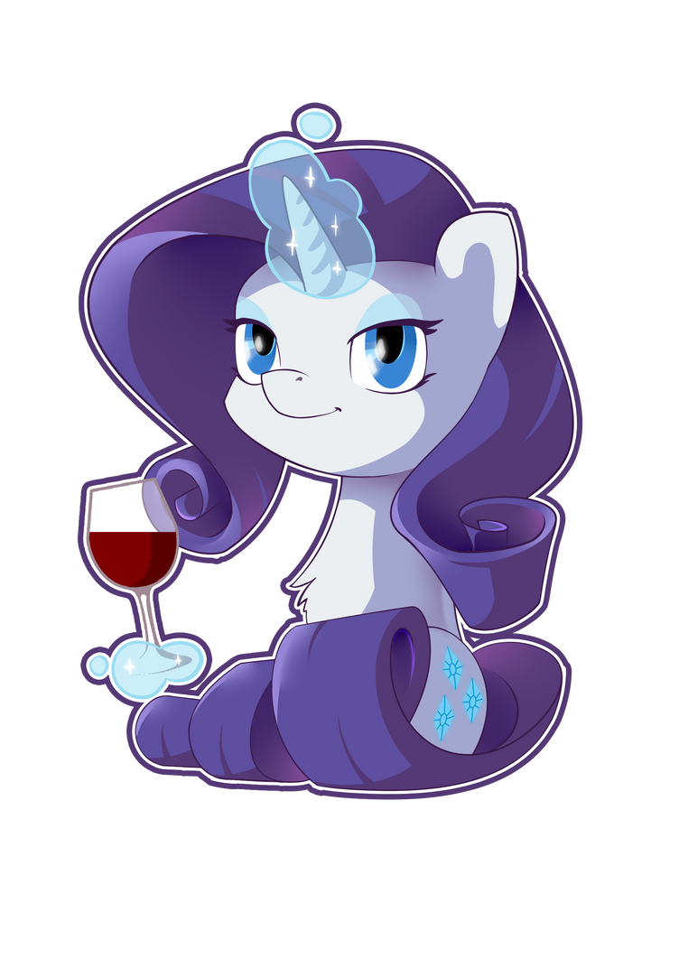 Chibi Rarity-print version by Batonya12561 on DeviantArt