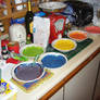 Rainbow Cake: Icing Bowls