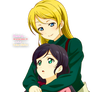 Eri Ayase and Toujou Nozomi