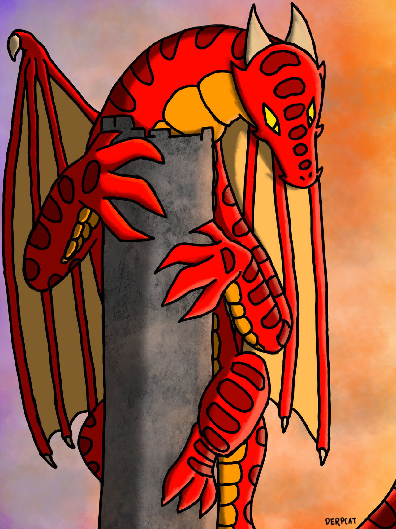 Dragon tower by Derpcatm on DeviantArt