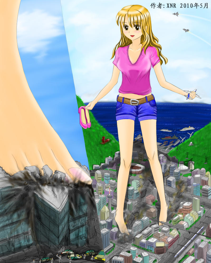 Giantess by xnr2011 on DeviantArt
