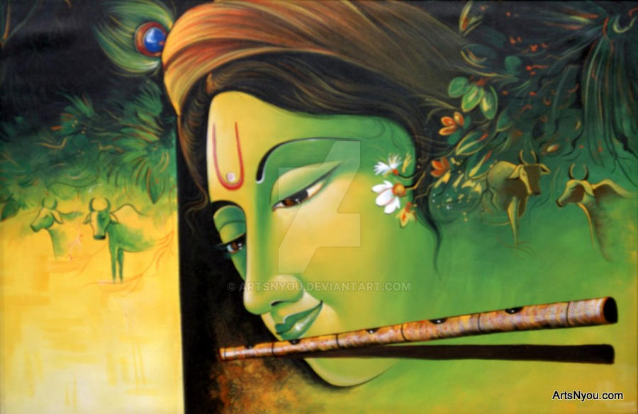 Krishna with Bansuri by ArtsNyou