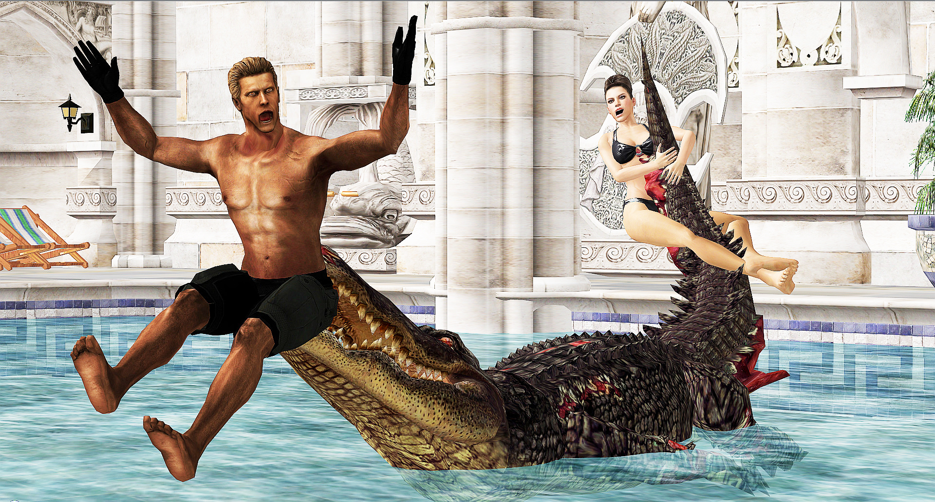 Wesker's Last Pool-Party