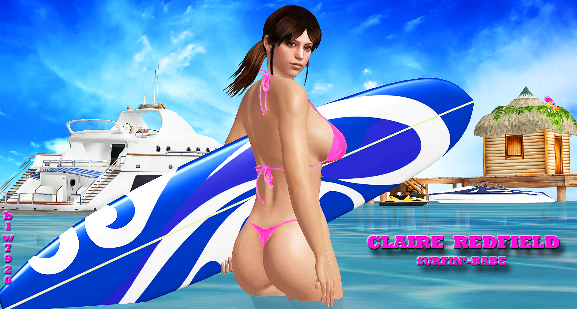 Claire Redfield     SURFIN'-BABE